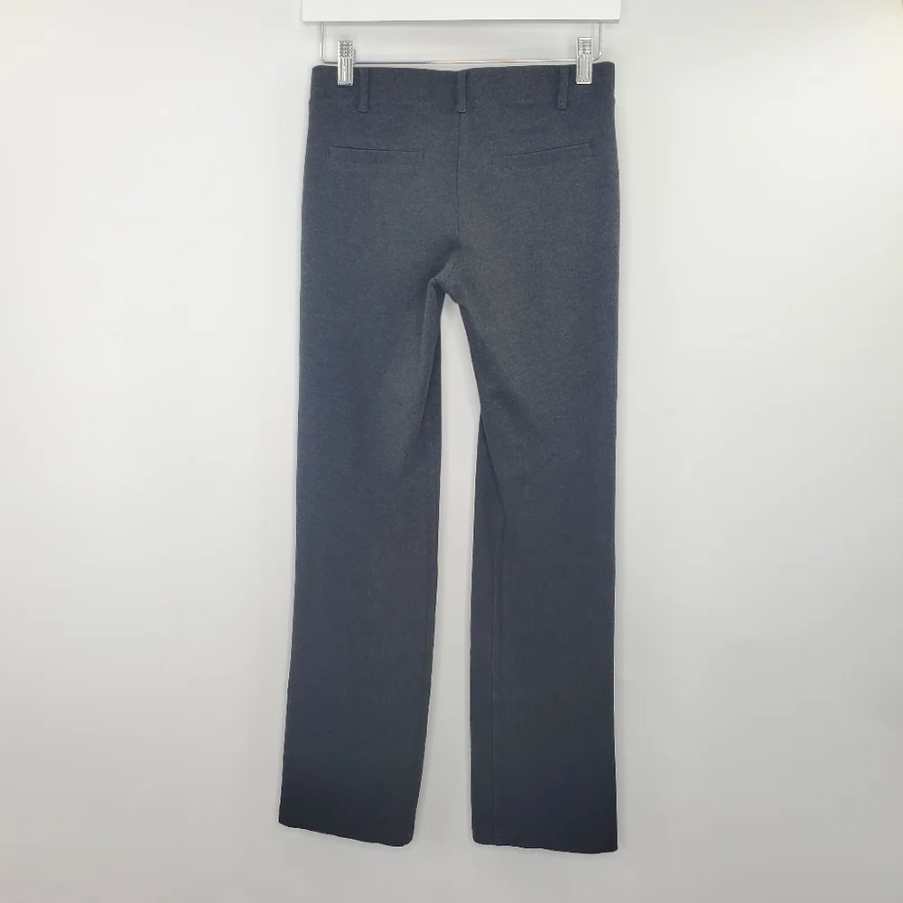 Betabrand Dress Pant Yoga Pants Straight-Leg Classic Charcoal Gray - Picture 4 of 7